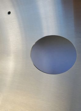 Large Diameter Lockset Hole